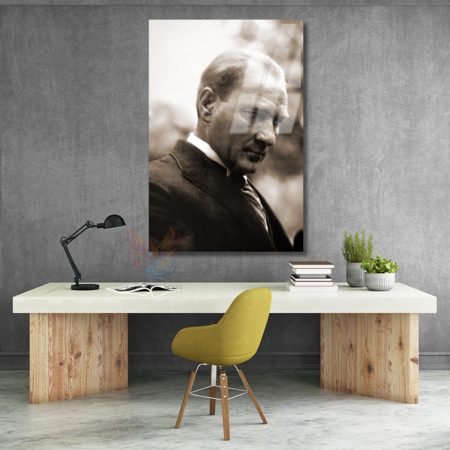 Atatürk Portresi Ev Ofis Tablosu Cam Atatürk Tablosu Ofis Hediyesi
