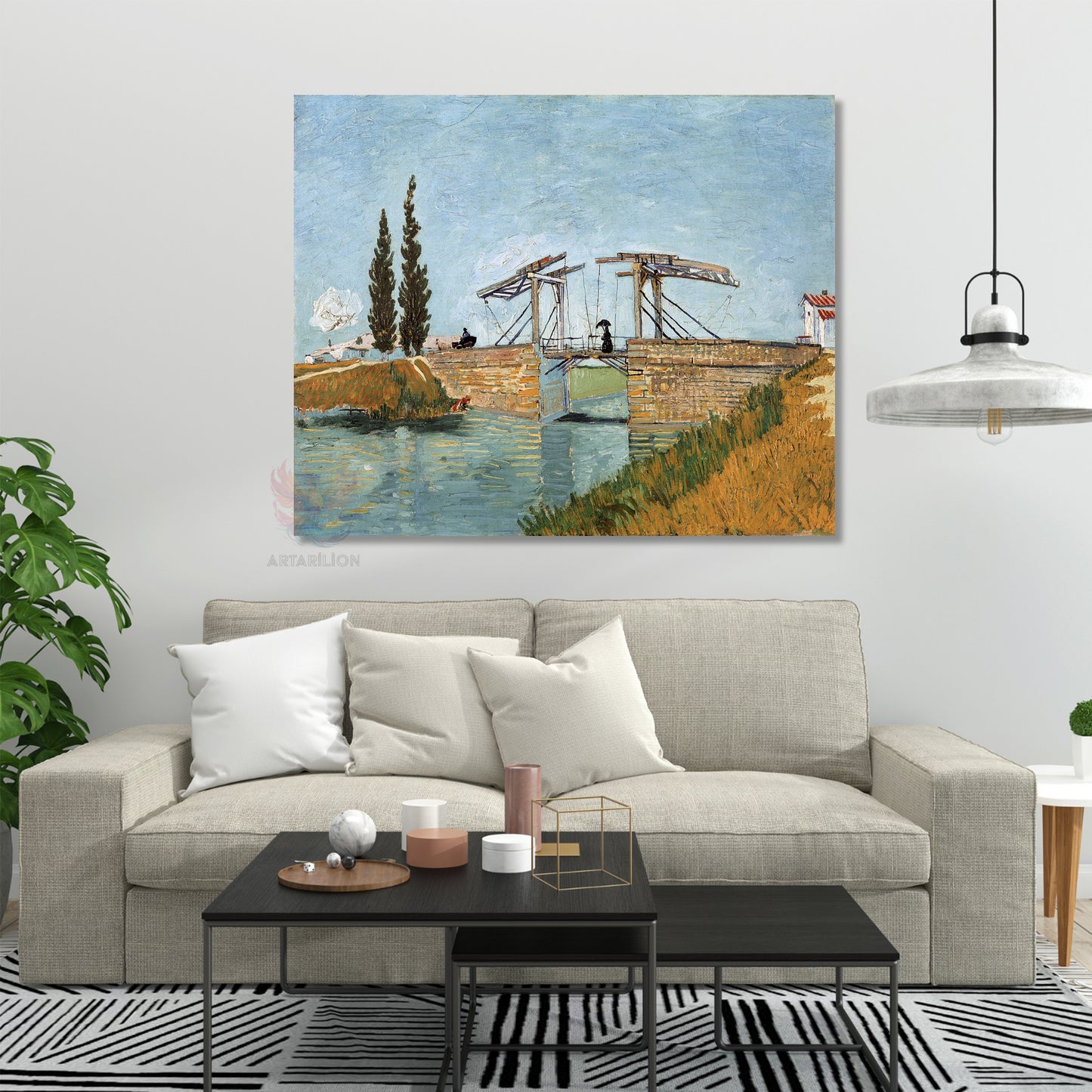 Kanvas Tablo Van Gogh Tablosu Ev Ofis Dekoru Van-Gogh-105 Klasik Duvar Tablosu
