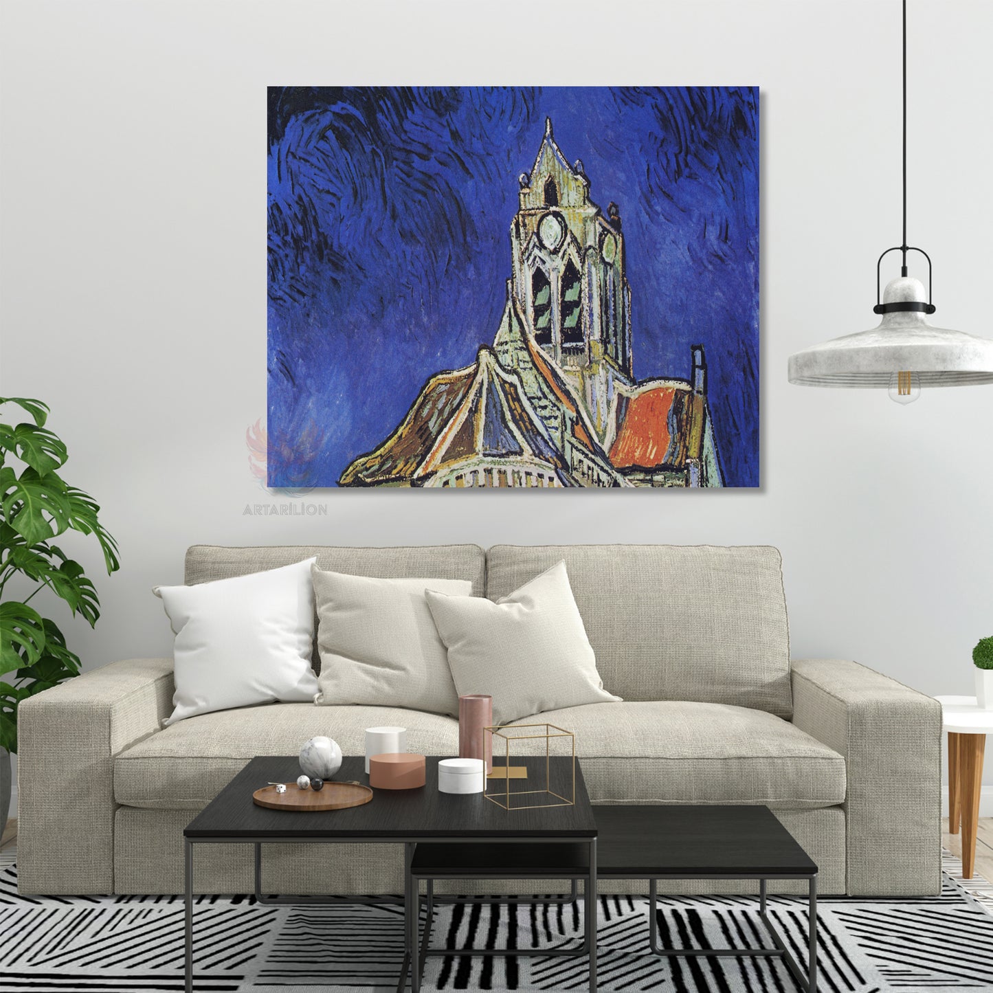 Kanvas Tablo Van Gogh Tablosu Ev Ofis Dekoru Van-Gogh-112 Klasik Duvar Tablosu