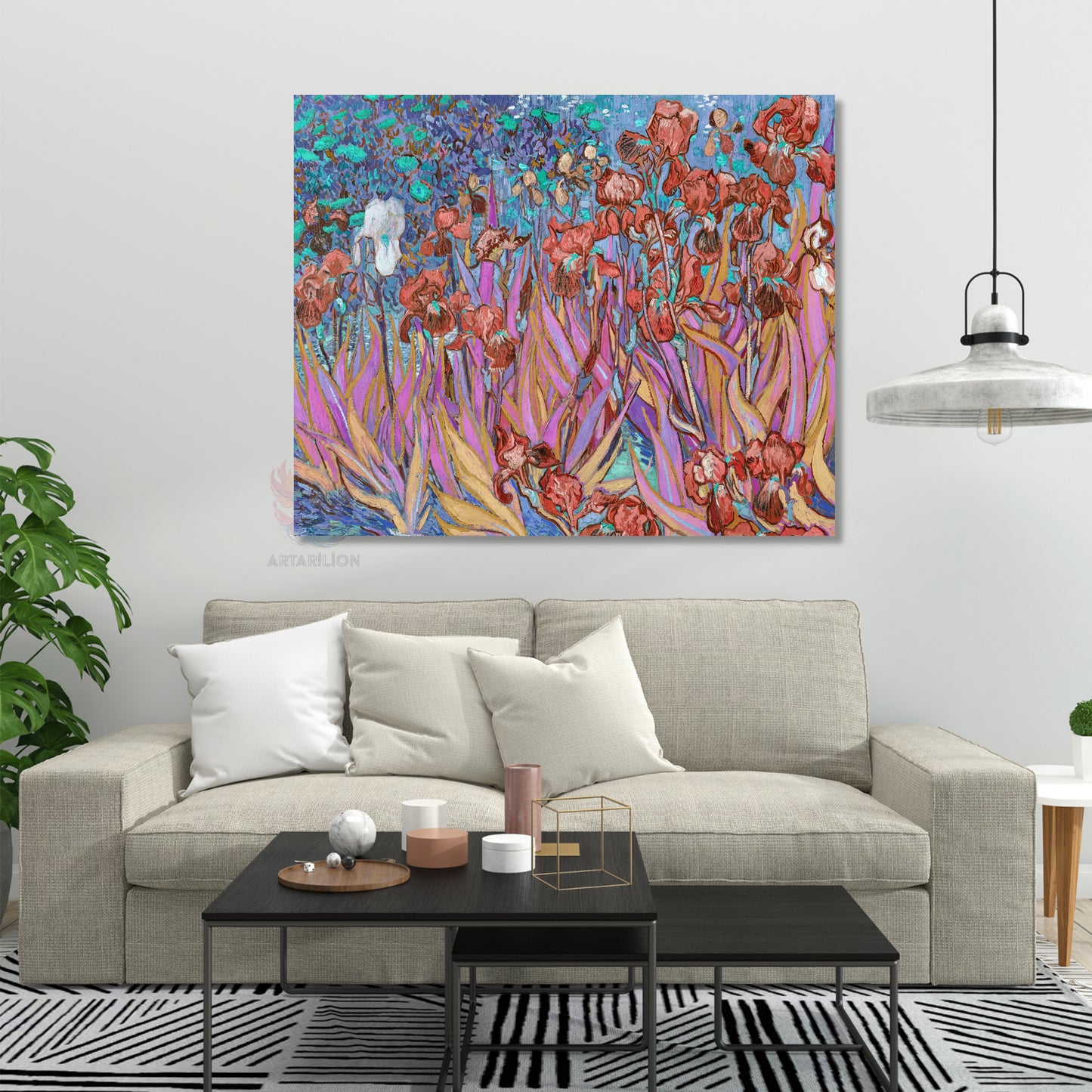 Kanvas Tablo Van Gogh Tablosu Ev Ofis Dekoru Van-Gogh-126 Klasik Duvar Tablosu