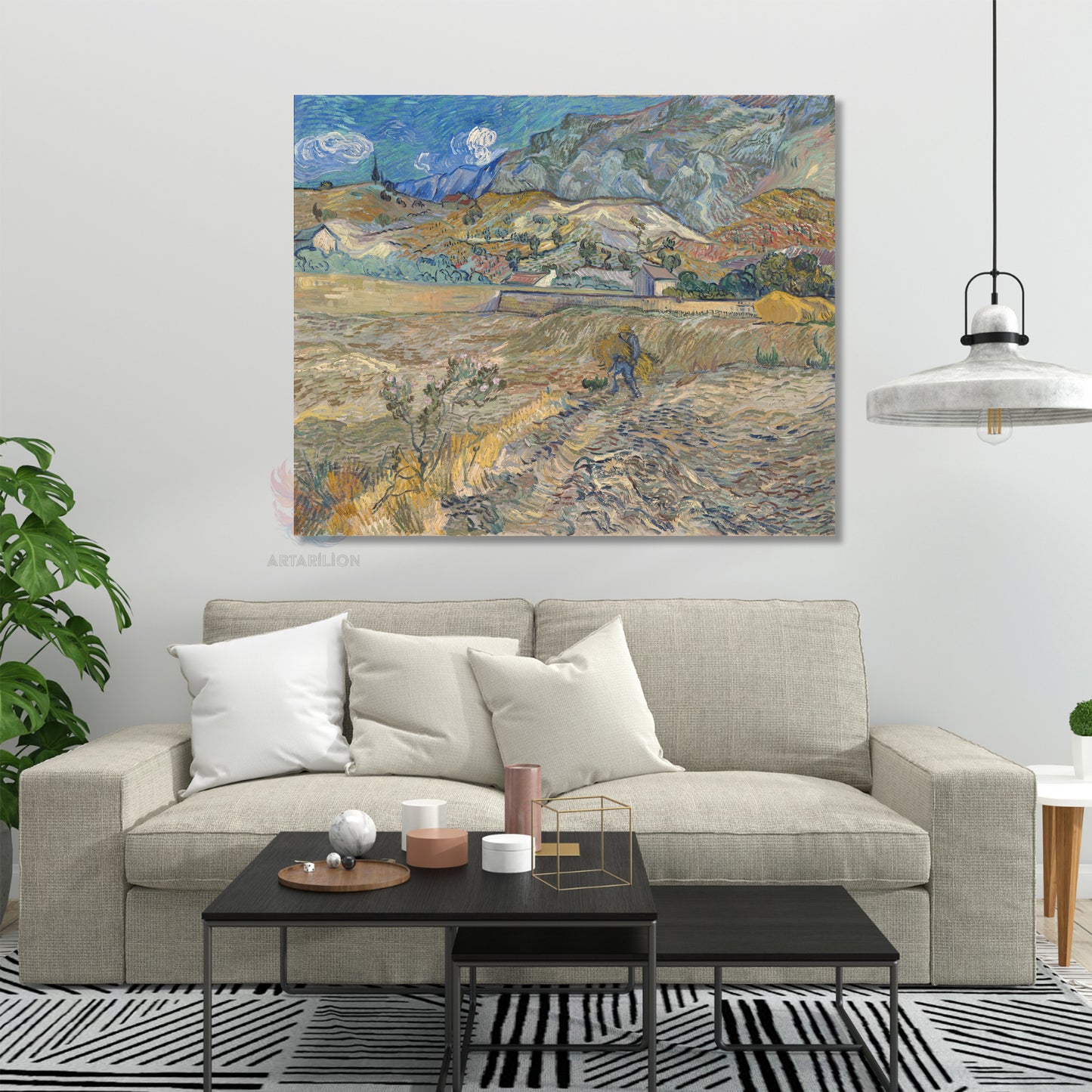 Kanvas Tablo Van Gogh Tablosu Ev Ofis Dekoru Van-Gogh-130 Klasik Duvar Tablosu