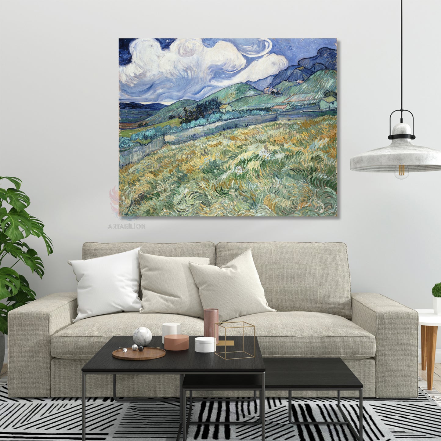 Kanvas Tablo Van Gogh Tablosu Ev Ofis Dekoru Van-Gogh-132 Klasik Duvar Tablosu