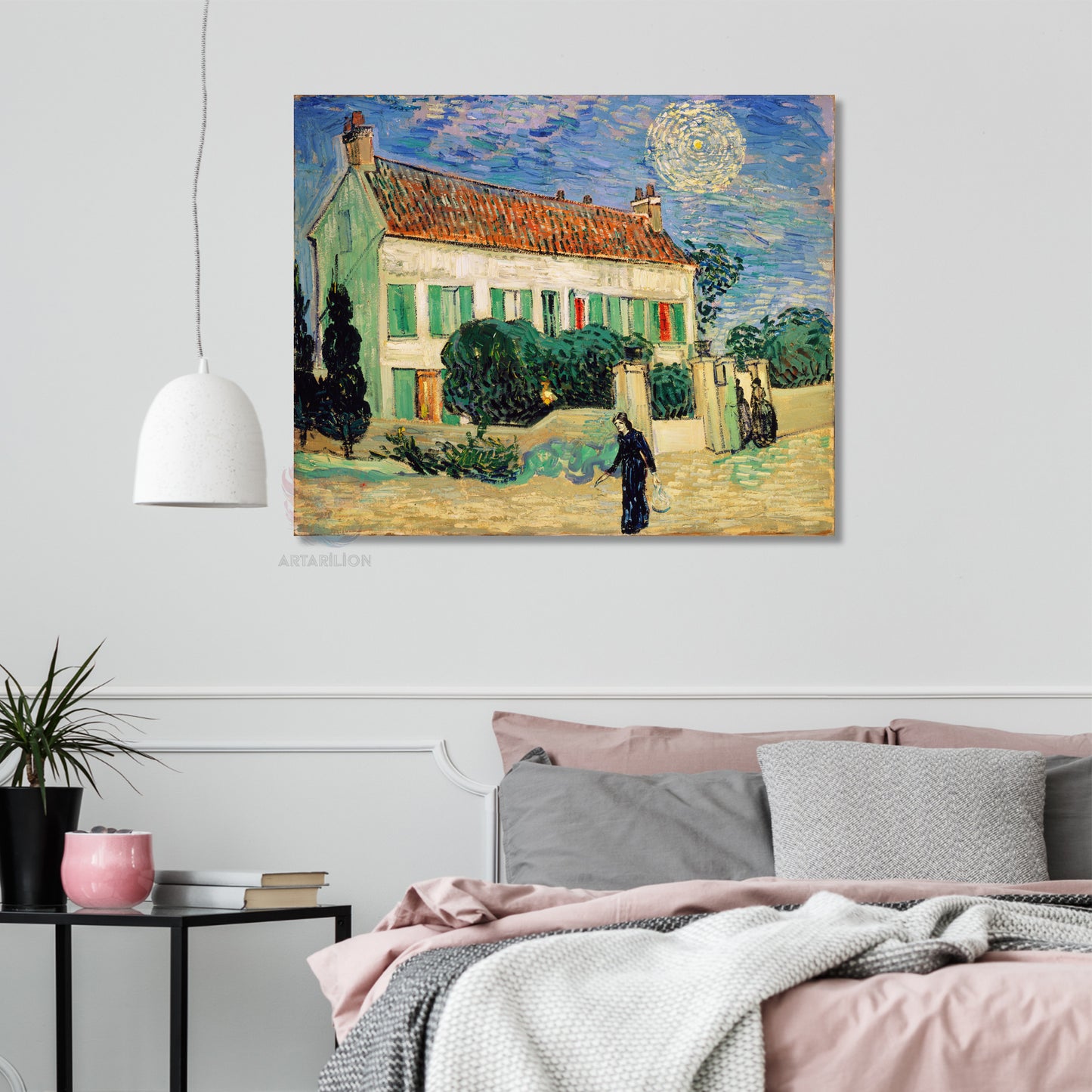 Kanvas Tablo Van Gogh Tablosu Ev Ofis Dekoru Van-Gogh-134 Klasik Duvar Tablosu