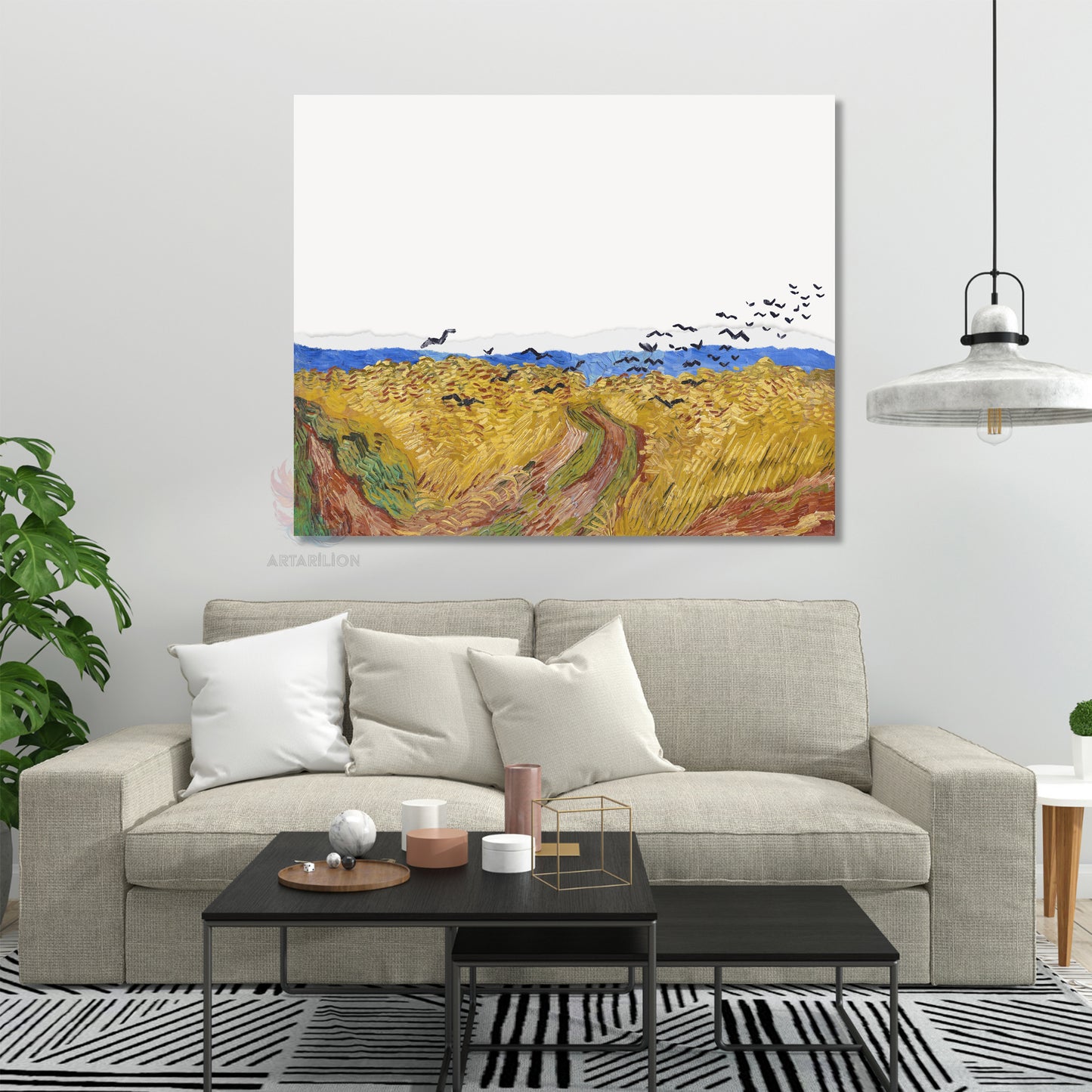 Kanvas Tablo Van Gogh Tablosu Ev Ofis Dekoru Van-Gogh-14 Klasik Duvar Tablosu