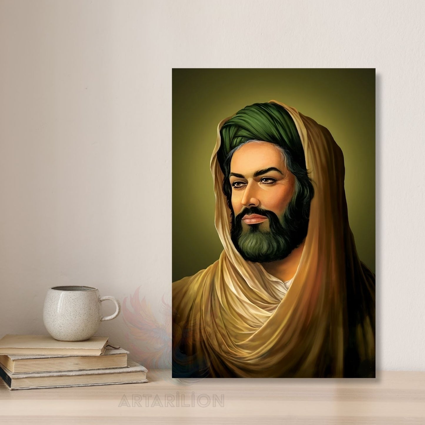 Hz. Ali Kanvas Tablo Duvar Tablosu Kanvas Salon Tablosu Ofis Tablosu