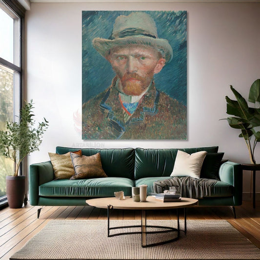 Van Gogh Canvas Painting Canvas Wall Painting Canvas Impressionism Painting Selfportrait