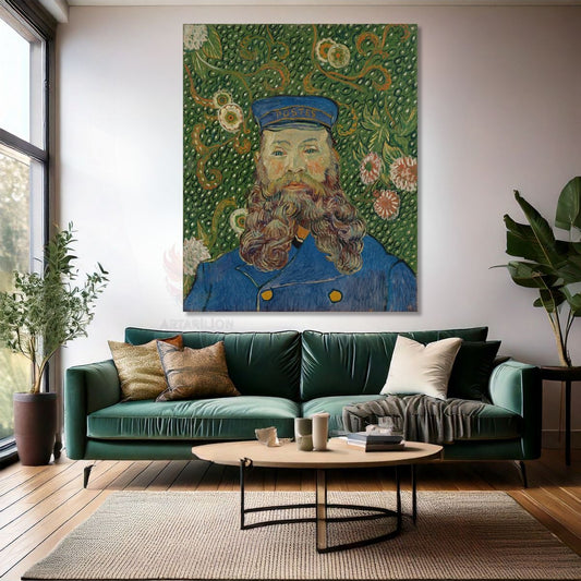 Van Gogh Canvas Painting Canvas Wall Painting Impressionism Painting Portrait of Postman