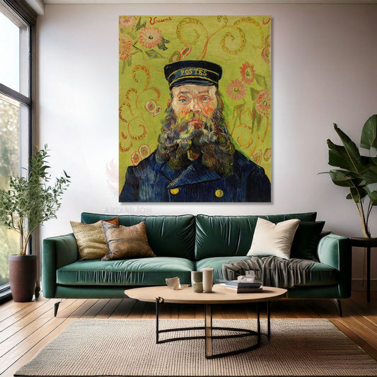 Van Gogh Canvas Painting Canvas Wall Painting Impressionism Painting Postman