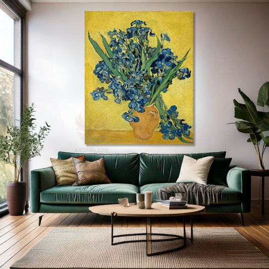 Van Gogh Canvas Painting Canvas Wall Painting Impressionism Painting Irises
