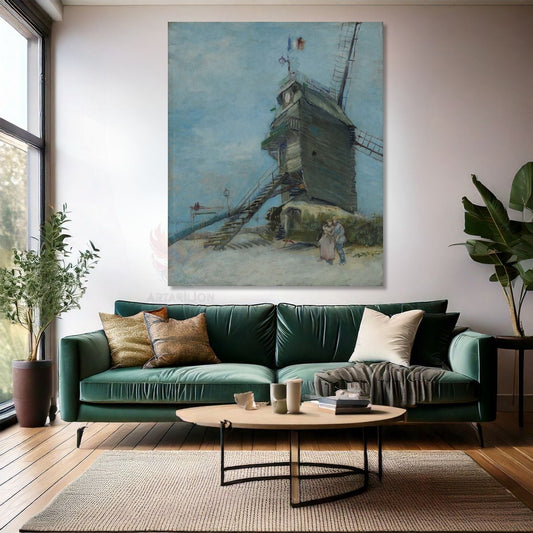 Van Gogh Canvas Painting Canvas Wall Painting Galette Mill Impressionism Painting