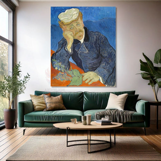 Van Gogh Canvas Painting Canvas Wall Painting Impressionism Painting Dr-Paul-Gachet