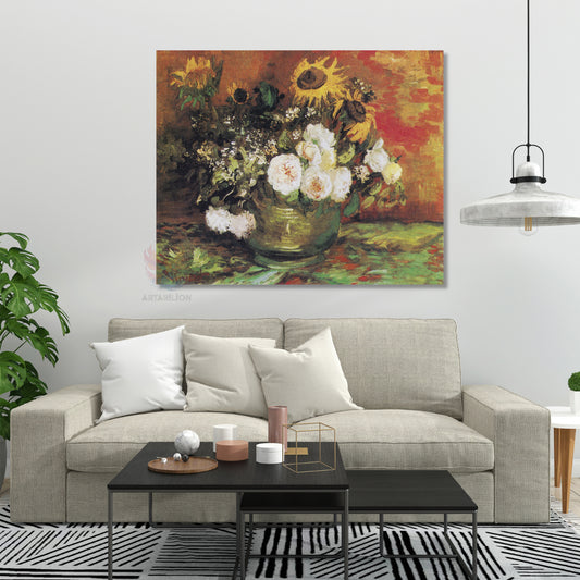 Kanvas Tablo Van Gogh Tablosu Ev Ofis Dekoru Van-Gogh-106 Klasik Duvar Tablosu