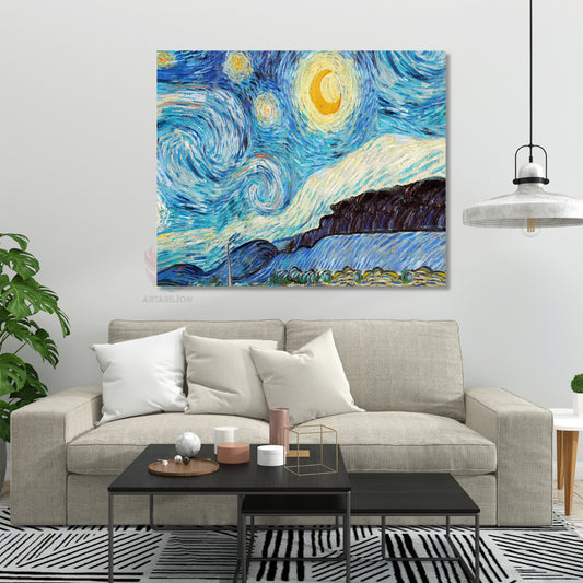 Kanvas Tablo Van Gogh Tablosu Ev Ofis Dekoru Van-Gogh-117 Klasik Duvar Tablosu
