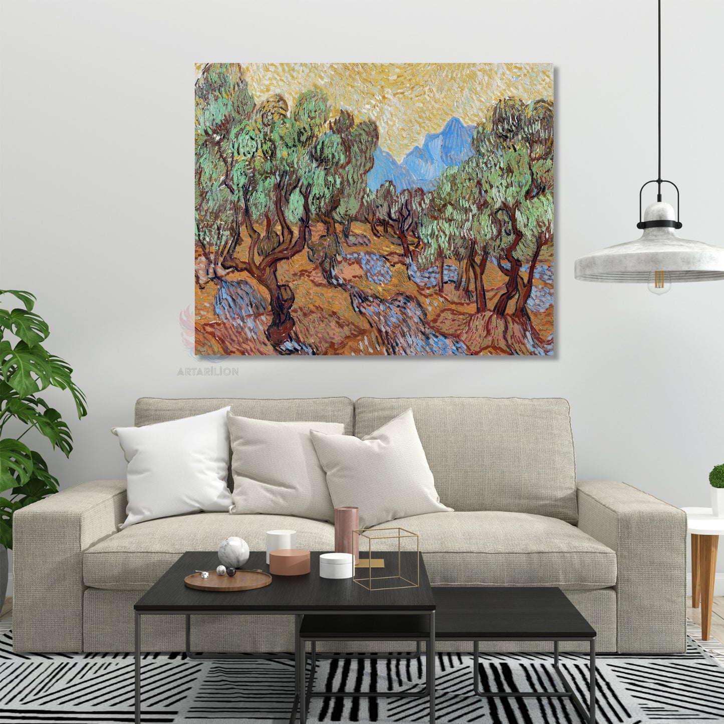 Kanvas Tablo Van Gogh Tablosu Ev Ofis Dekoru Van-Gogh-120 Klasik Duvar Tablosu