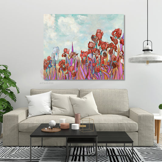 Kanvas Tablo Van Gogh Tablosu Ev Ofis Dekoru Van-Gogh-121 Klasik Duvar Tablosu