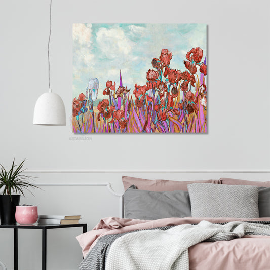 Kanvas Tablo Van Gogh Tablosu Ev Ofis Dekoru Van-Gogh-121 Klasik Duvar Tablosu