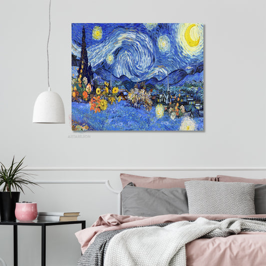 Kanvas Tablo Van Gogh Tablosu Ev Ofis Dekoru Van-Gogh-123 Klasik Duvar Tablosu