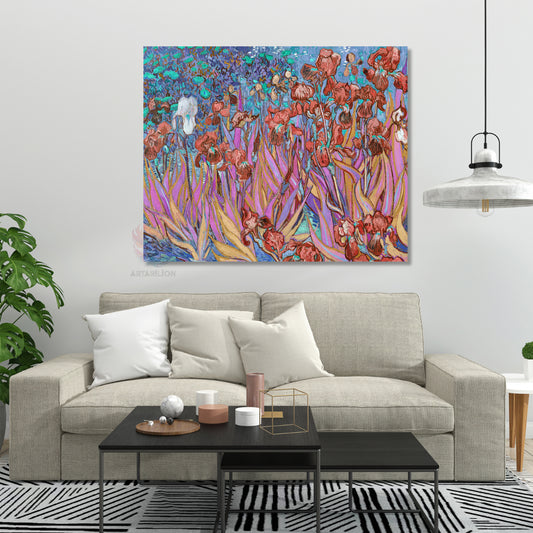 Kanvas Tablo Van Gogh Tablosu Ev Ofis Dekoru Van-Gogh-126 Klasik Duvar Tablosu