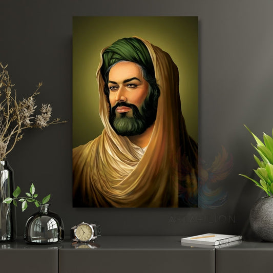 Hz. Ali Kanvas Tablo Duvar Tablosu Kanvas Salon Tablosu Ofis Tablosu